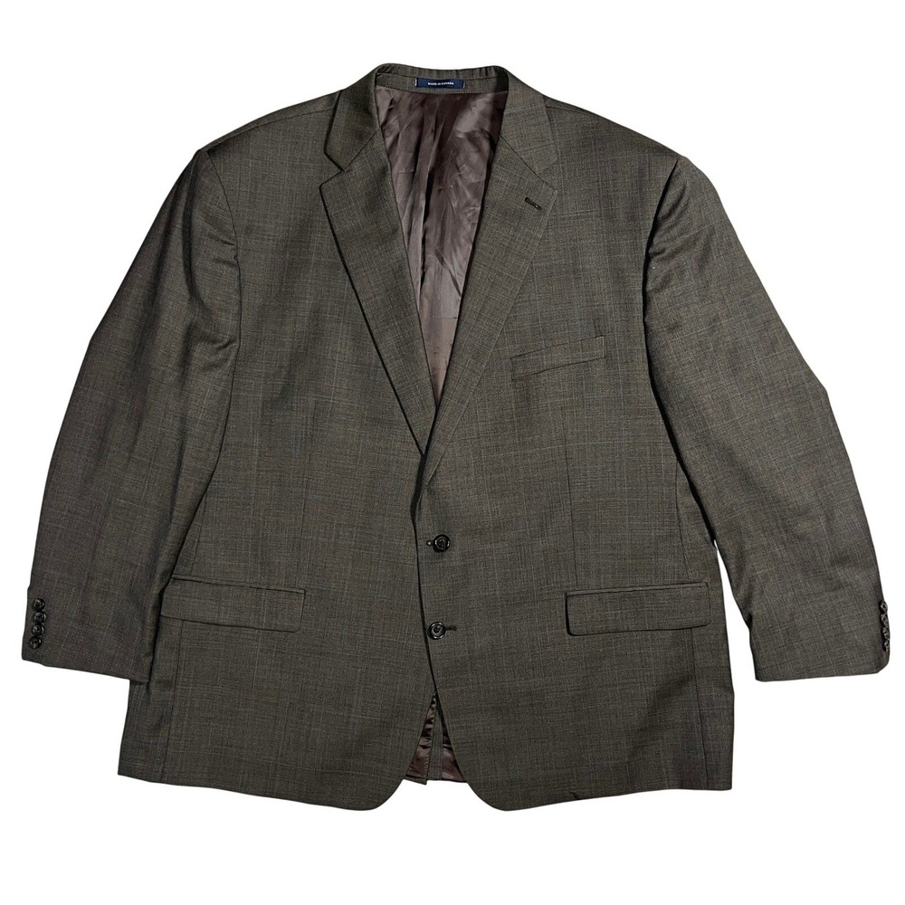 Ralph‎ Lauren Suit Jacket Blazer Sport Coat 56R Brown Plaid Jacket Only